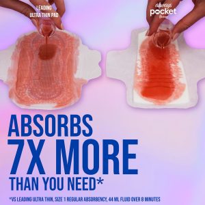 Always Pocket Flexfoam Pads, Regular, With Wings